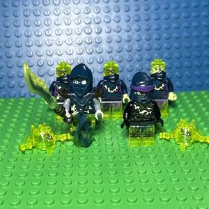 Lot of 5 LEGO Ninjago Assorted Ghosts Possession Minifigures w/Accessories